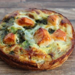 Petite quiche saumon poireaux